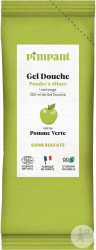 Pimpant Gel Douche Pomme Verte Poudre À Diluer 25g