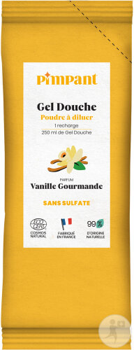 Pimpant Gel Douche Vanille Gourmande Poudre À Diluer 25g