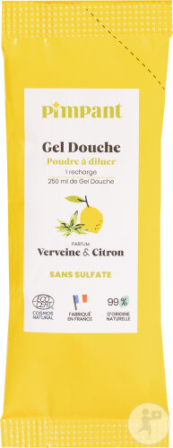 Pimpant Gel Douche Verveine Citron Poudre À Diluer 25g