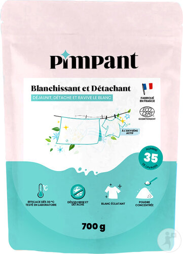 Pimpant Poudre À Linge Détachant Blanchissant Recharge 700g