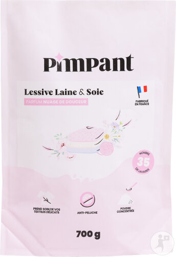 Pimpant Recharge Lessive Laine & Soie 35 Lavages 700g