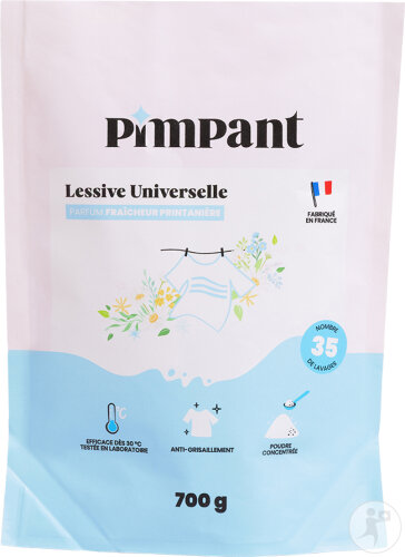 Pimpant Recharge Lessive Universelle 35 Lavages 700g