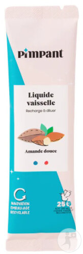 Pimpant Stick Recharge Liquide Vaisselle Parfum Amande 25g