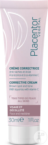 Placentor Vegetal Crème Correctrice Anti-Taches Et Éclat Tube 30ml
