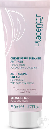 Placentor Vegetal Crème Structurante Anti-Âge Texture Légère Tube 50ml