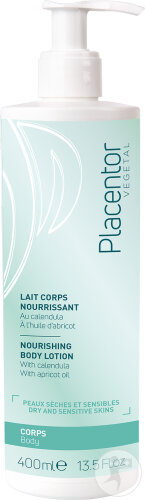 Placentor Vegetal Lait Corporel Peaux Sèches Flacon 400ml