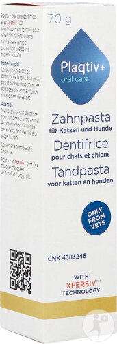Plaqtiv+ Oral Care Dentifrice Maltitol Tube 70g