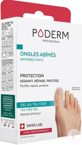 Poderm Ongles Abîmés Par Mycoses Et Traumatismes Capuchons Orteils En Gel Taille L 2 Pièces