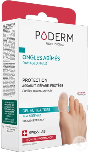 Poderm Ongles Abîmés Par Mycoses Et Traumatismes Capuchons Orteils En Gel Taille S 2 Pièces