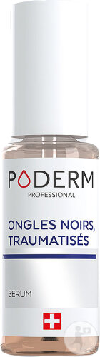 Poderm Sérum Ongles Noirs Traumatisés Fortifie Répare L'Ongle Abîmé 8ml