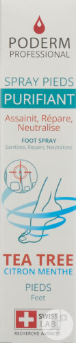 Poderm Spray Pieds Purifiant Tea Tree Citron Menthe 50ml