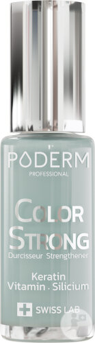 Poderm Vernis Color Strong Durcisseur Pour Les Ongles Cassants 473 Soft Sage 8ml