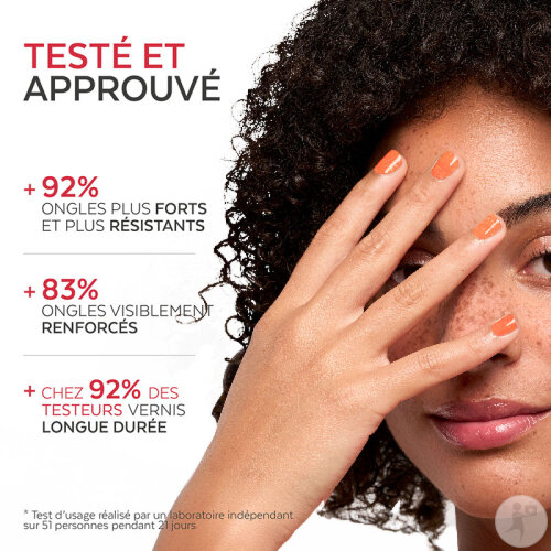 Poderm Vernis Color Strong Durcisseur Pour Les Ongles Cassants 915 Sunkissed 8ml-3