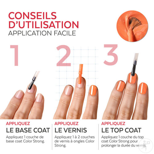Poderm Vernis Color Strong Durcisseur Pour Les Ongles Cassants 915 Sunkissed 8ml-6