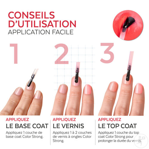 Poderm Vernis Color Strong Durcisseur Pour Les Ongles Cassants 916 Gloss Vitality 8ml-6