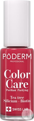 Poderm Vernis Color Strong Rouge Rose 8ml