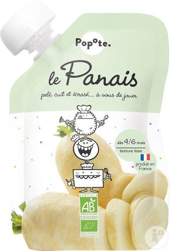 Popote Gourde Panais Bio 120g