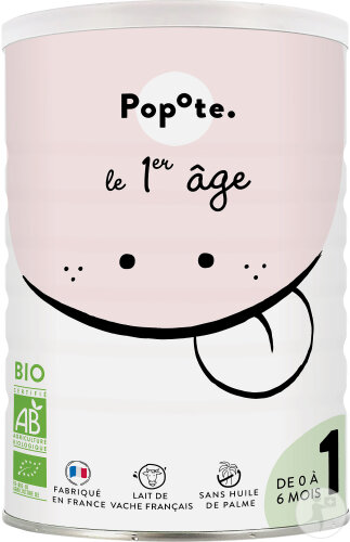 Popote Le Lait 1er Âge Dès La Naissance Bio 400g