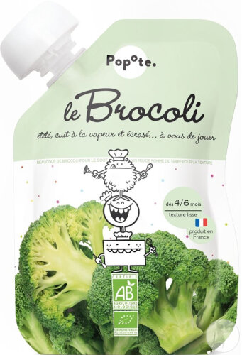 Popote Le Brocoli Bio 120g