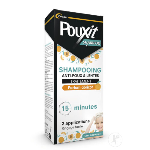 Pouxit Shampoing Traitement Anti-Poux Et Lentes Parfum Abricot Flacon 200ml