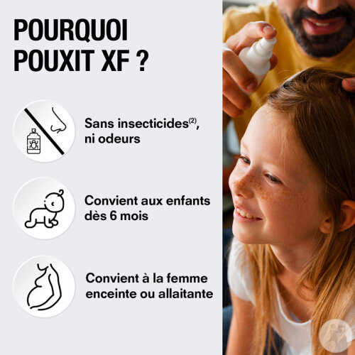 Pouxit XF Traitement Anti-Poux Et Lentes Lotion Spray 100ml-4