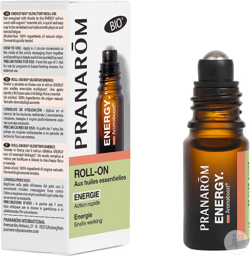 Pranarôm Aromaboost Roller Energy Bio 5ml