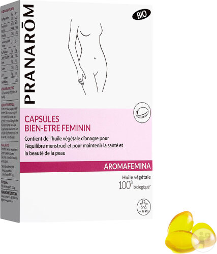 Pranarôm Aromafemina Bien-Être Féminin Bio 30 Capsules
