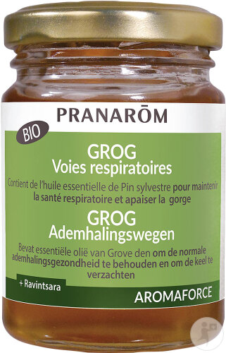 Pranarôm Aromaforce GROG Voies Respiratoires Bio Pot 140g