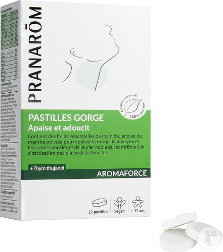 Pranarôm Aromaforce Pastilles Gorge 21 Pastilles