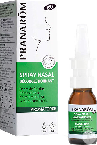 Pranarôm Aromaforce Spray Nasal Huiles Essentielles Bio 15ml