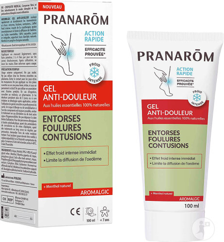 Pranarôm Aromalgic Gel Anti-Douleur Entorses/Foulures/Contusions Tube 100ml Dm