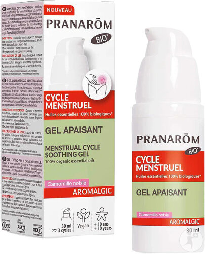 Pranarôm Aromalgic Gel Apaisant Cycle Menstruel Bio Flacon Pompe 30ml