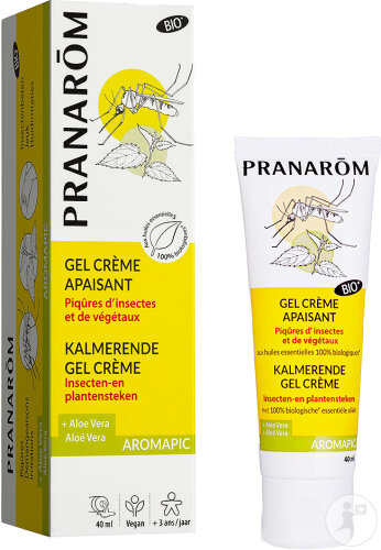 Pranarôm Aromapic Gel Crème Apaisant Piqûres D'Insectes Et De Végétaux Bio Tube 40ml