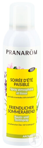 Pranarôm Aromapic Spray Atmosphère Et Tissus Soirée D’Été Paisible Bio 150ml