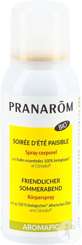 Pranarôm Aromapic Spray Corporel Anti-Moustiques Bio 75ml