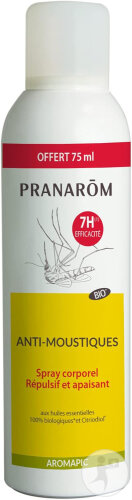 Pranarôm Aromapic Spray Corporel Anti-Moustiques Et Anti-Tiques Bio 200ml