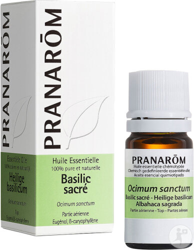 Pranarôm Basilic Sacré Huile Essentielle 5ml