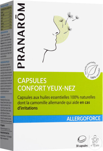 Pranarôm Capsules Confort Yeux-Nez 30 Pièces