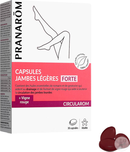 Pranarôm Capsules Forte Jambes Légères 30 Pièces