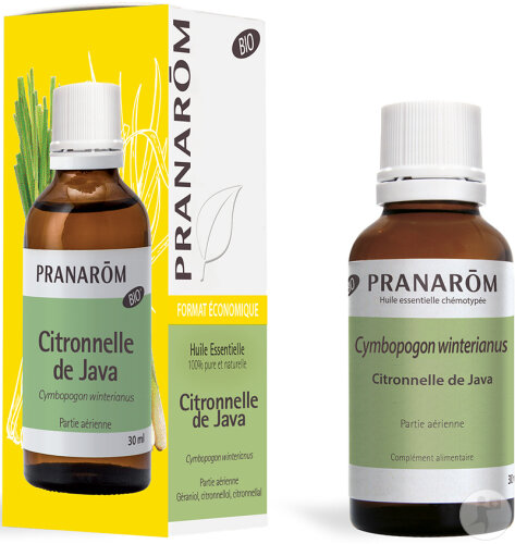 Pranarôm Citronnelle De Java Huile Essentielle Bio 30ml