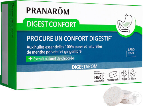 Pranarôm Digestarom Digest Confort 21 Comprimés Nouvelle Formule