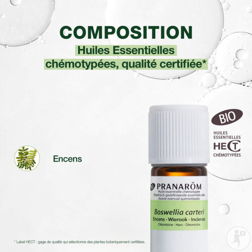 Pranarôm Encens Huile Essentielle Bio 5ml-3
