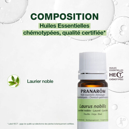 Pranarôm Huile Essentielle Laurier Noble 5ml-3