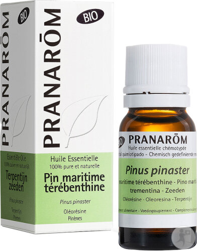 Pranarôm Huile Essentielle Pin Maritime Thérébentine Oléorésine Bio 10ml
