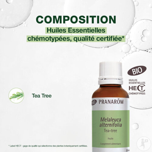 Pranarôm Huile Essentielle Tea-Tree Bio 30ml-3