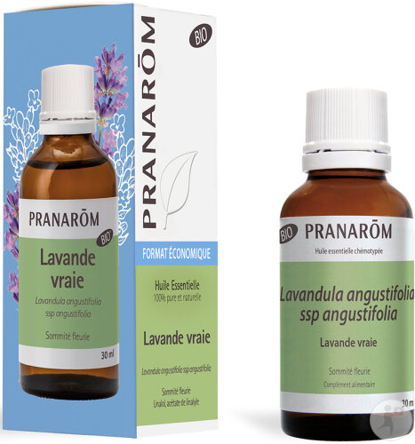 Pranarôm Lavande Vraie Huile Essentielle Bio 30ml