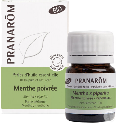 Pranarôm Menthe Poivrée Bio 60 Perles