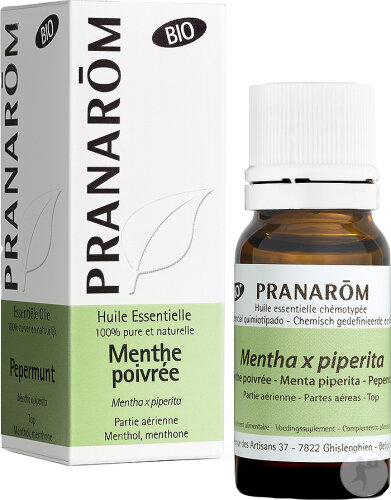 Pranarôm Menthe Poivrée Huile Essentielle Bio 10ml