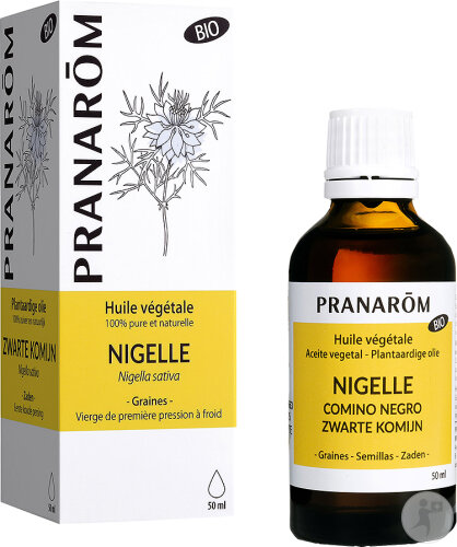 Pranarôm Nigelle Huile Végétale Bio 50ml