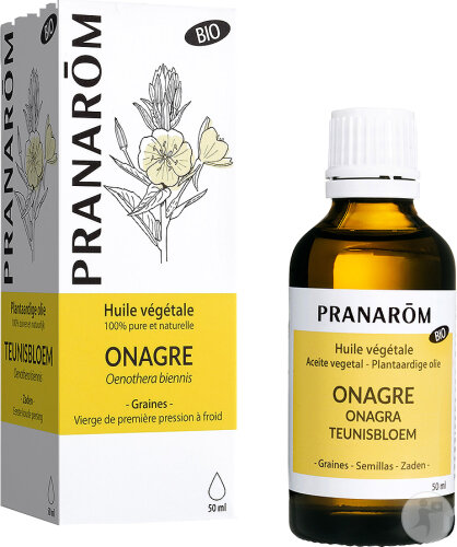 Pranarôm Onagre Huile Végétale Bio 50ml